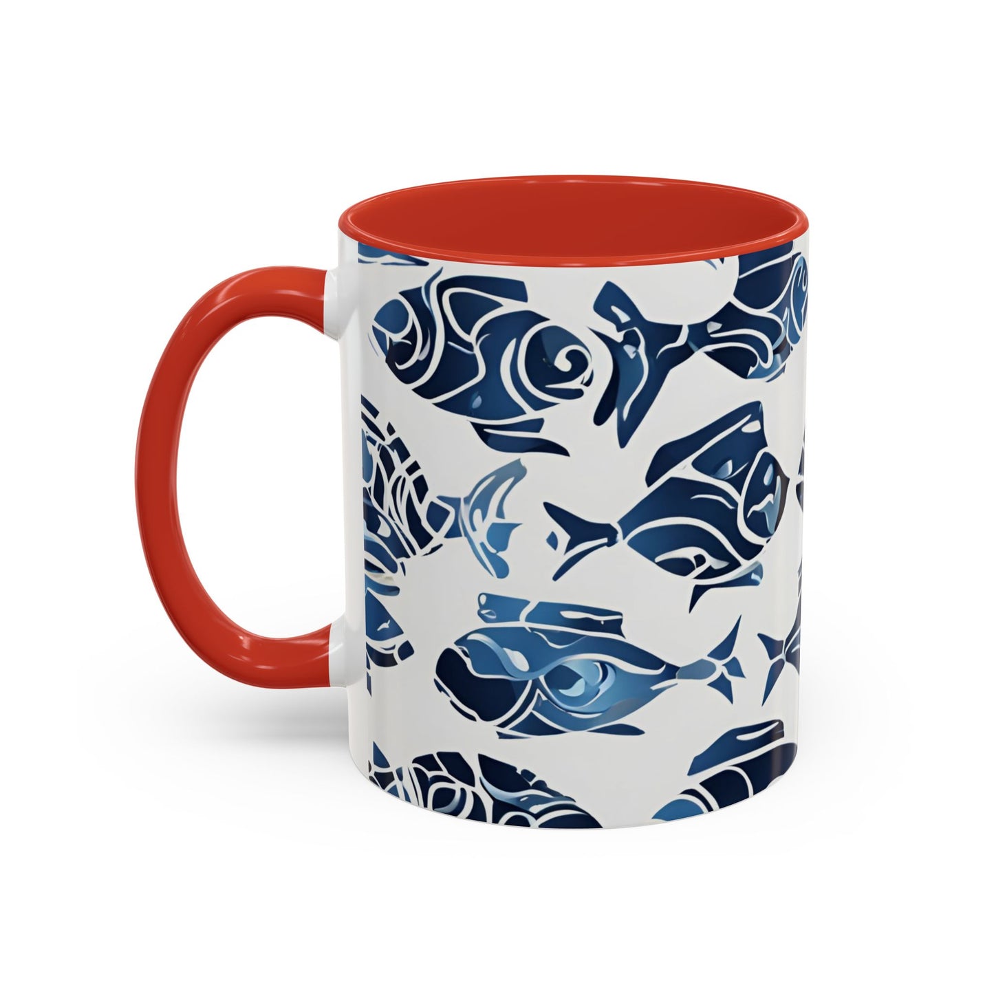 Fish 08 Accent Coffee Mug (11oz)