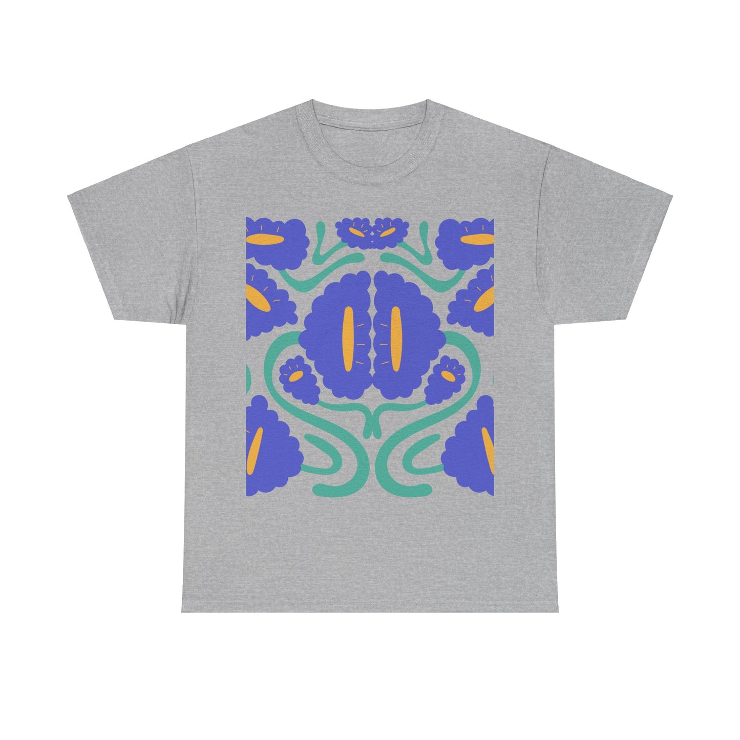 More Abstract Flowers 3 Unisex Heavy Cotton Tee