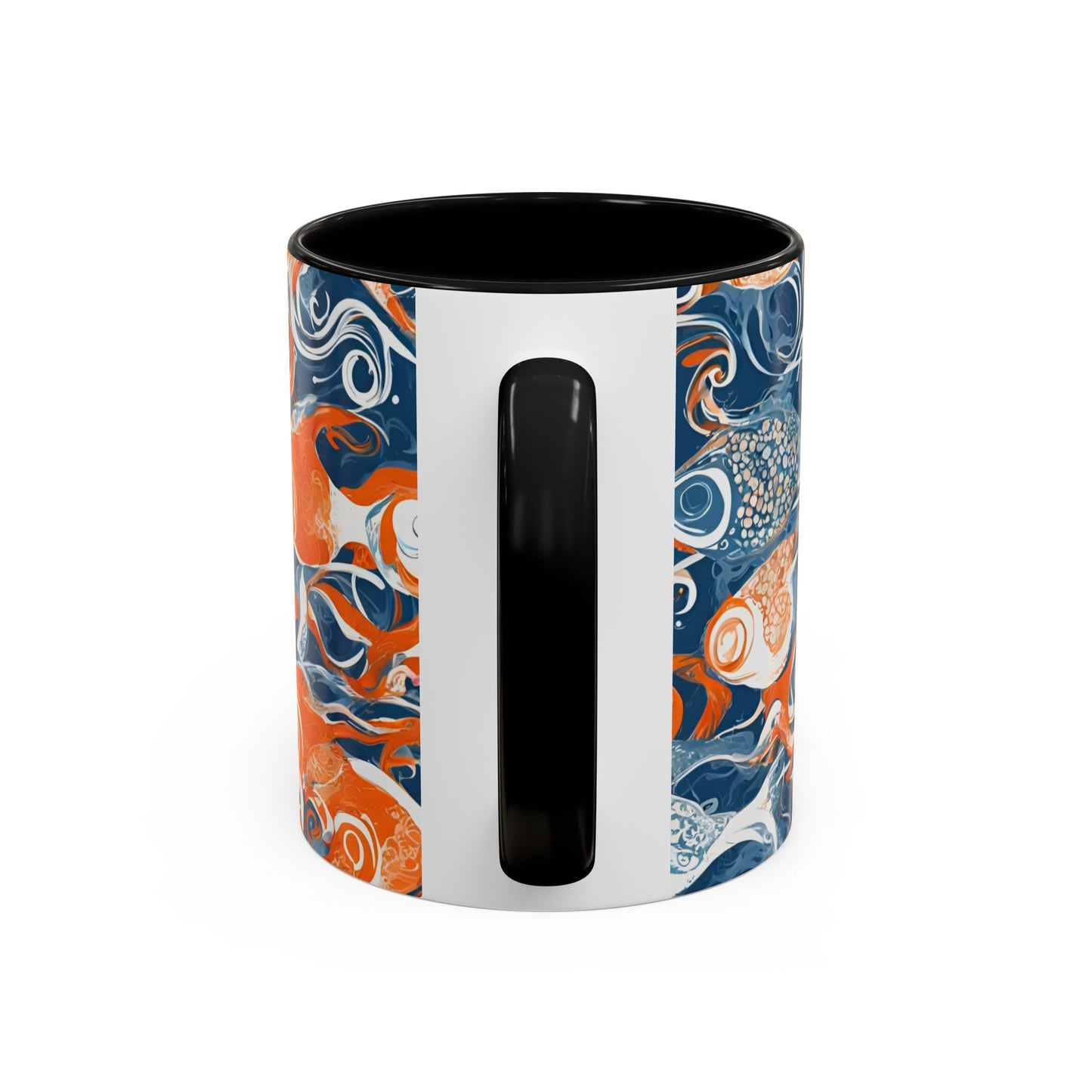 Orange Fish 09 Accent Coffee Mug (11oz)
