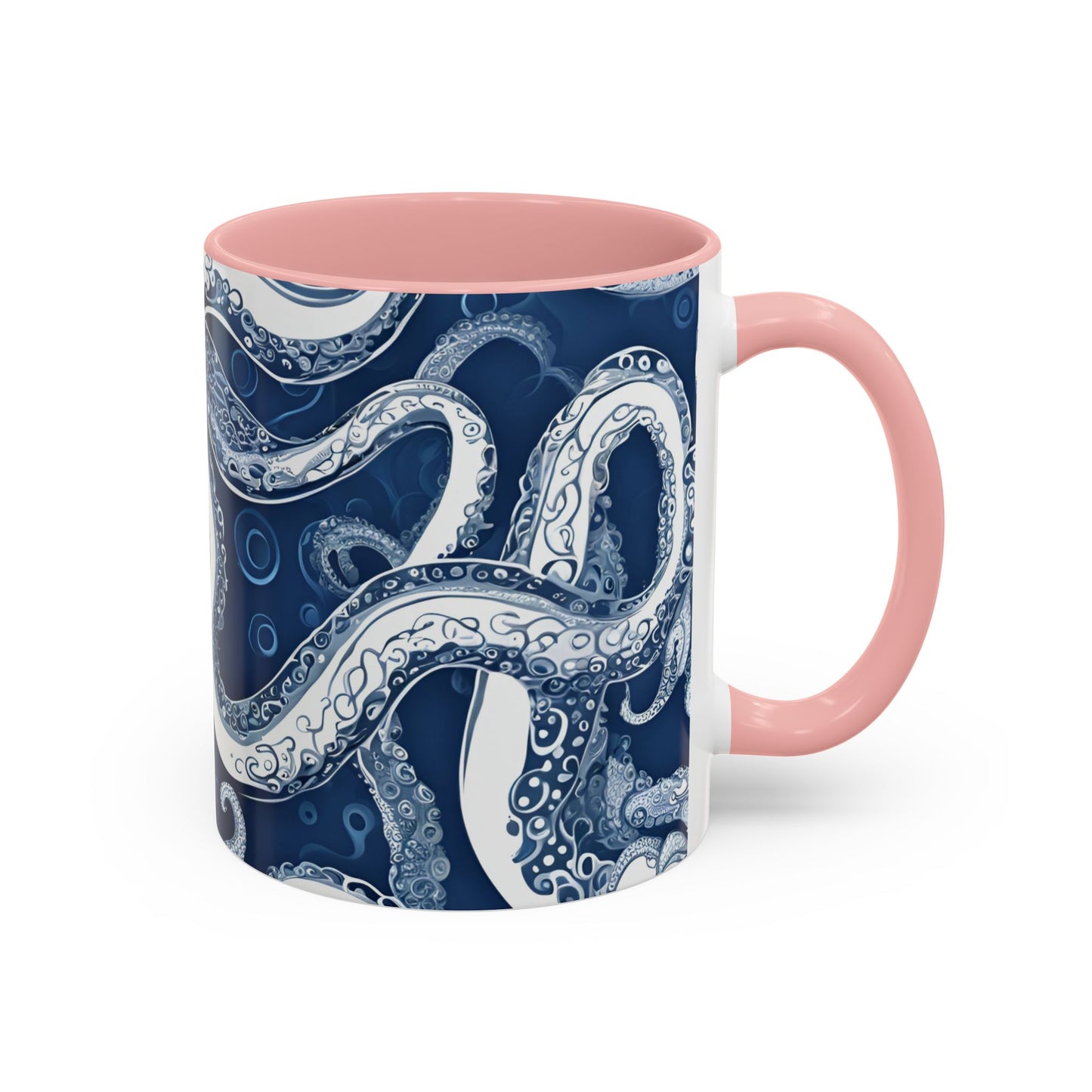 Octopus 5 Accent Coffee Mug (11oz)