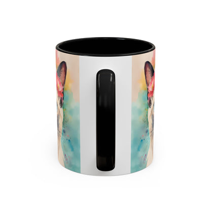 Floral Siamese Cat 04 Accent Coffee Mug - 11oz Perfect for Cat Lovers & Gifts