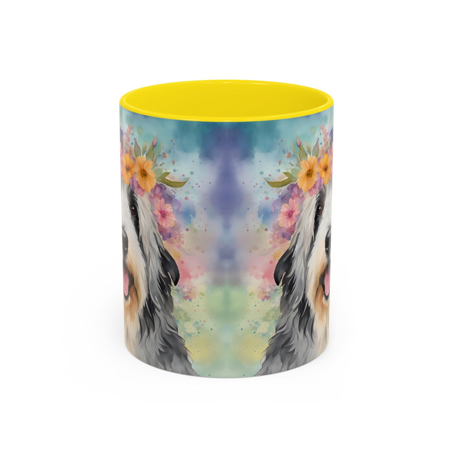 Bearded Collie 02 Accent Coffee Mug - Dog Lover Gift