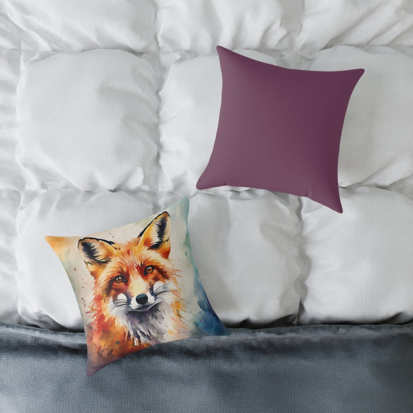 Fox 01 Poly Pillow - Natures Beauty Design