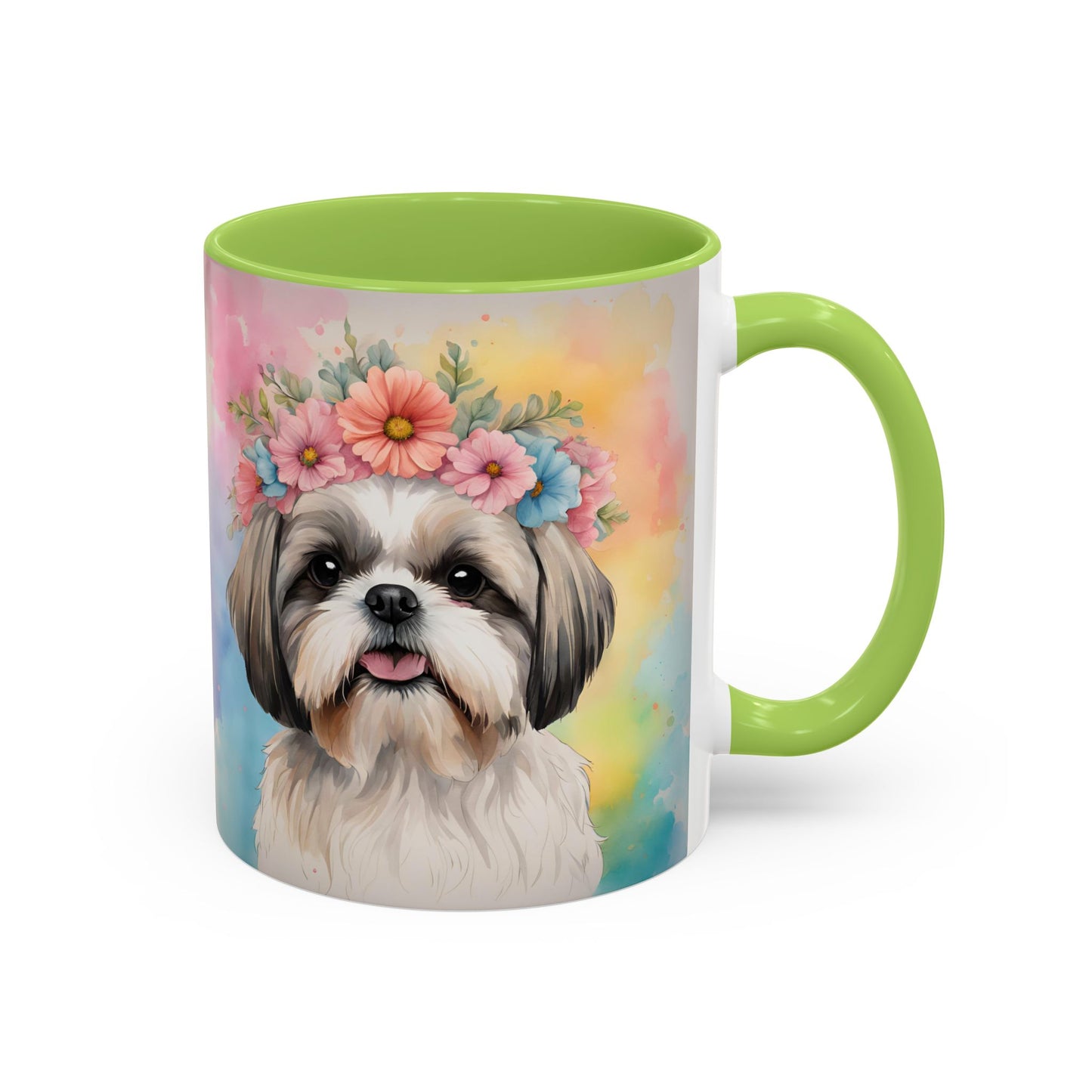 Shih Tzu 03 Accent Coffee Mug - Dog Lover Gift