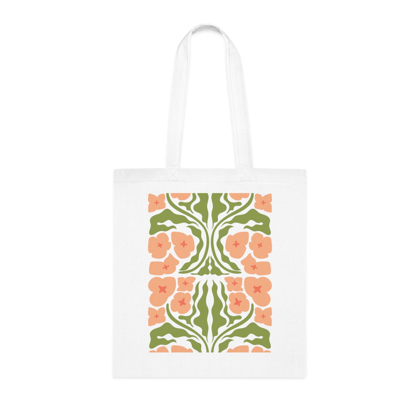 Abstract flowers 03 Cotton Tote