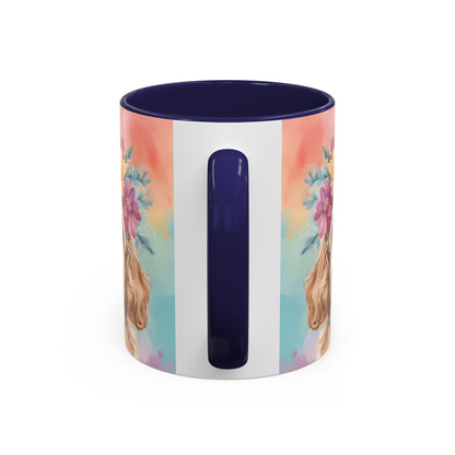 Cockapoo 01 Accent Coffee Mug - Dog Lover Gift