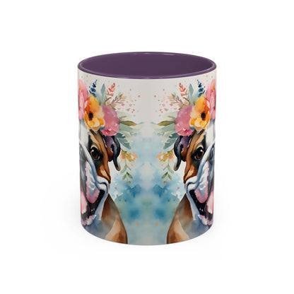 British Bulldog 04 Accent Coffee Mug - Dog Lover Gift