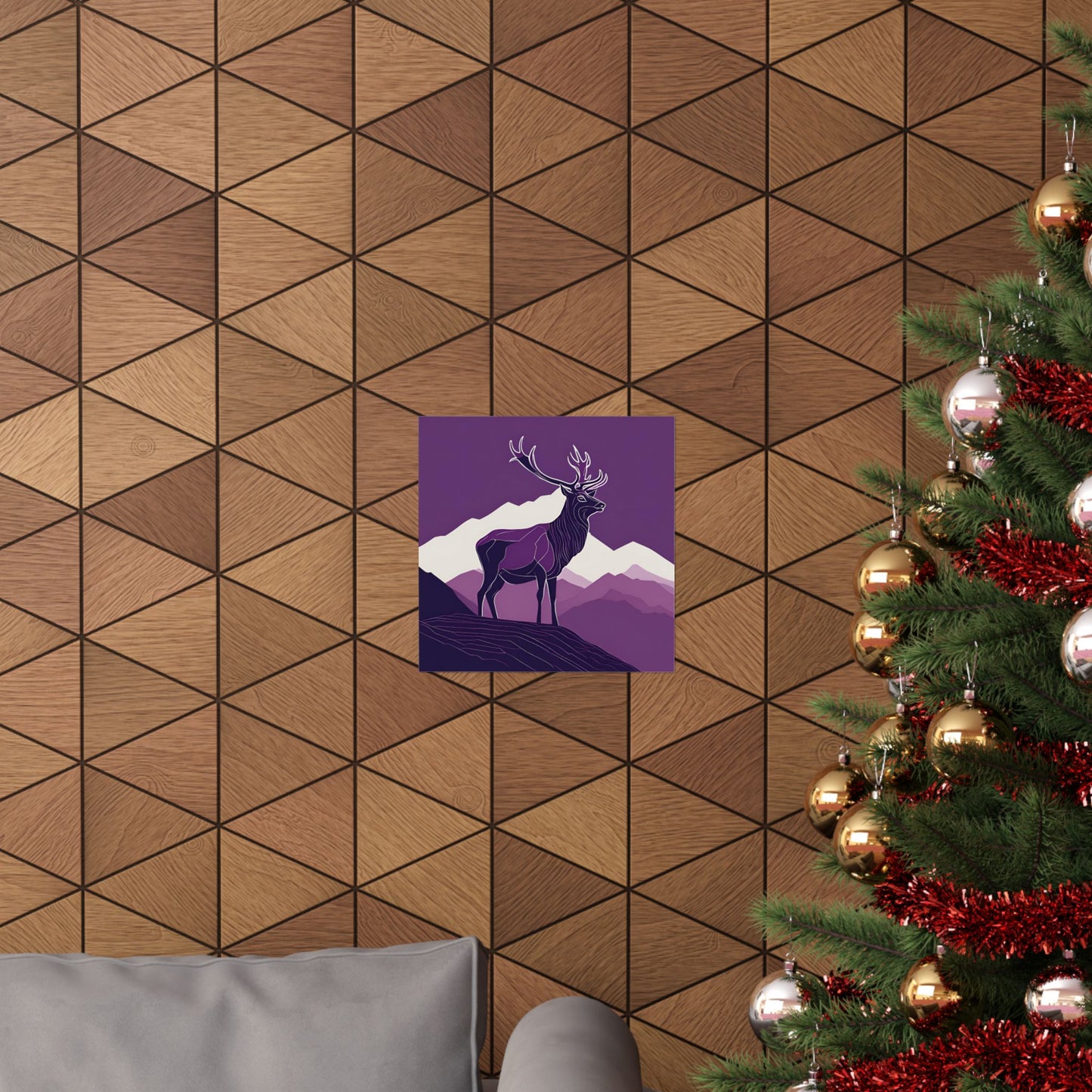 Lone Collection Stag 12 Matte Square Posters