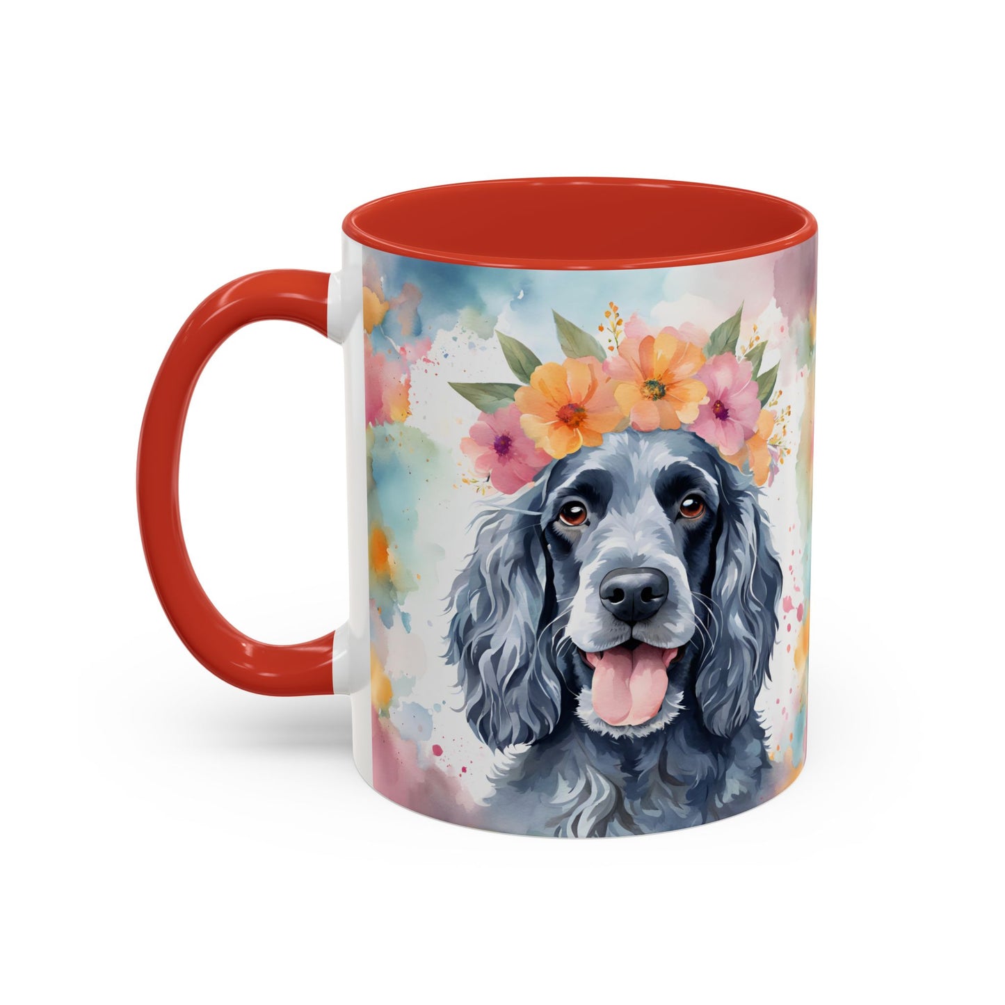 Blue Roan Cocker Spaniel 03 Accent Coffee Mug - Dog Lover Gift