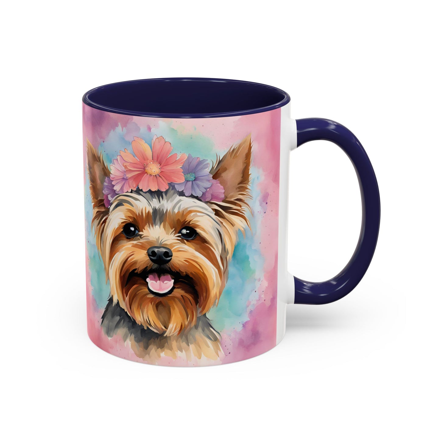 Yorkshire Terrier 02 Accent Coffee Mug - Dog Lover Gift