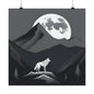 Lone Collection Wolf 10 Matte Square Posters