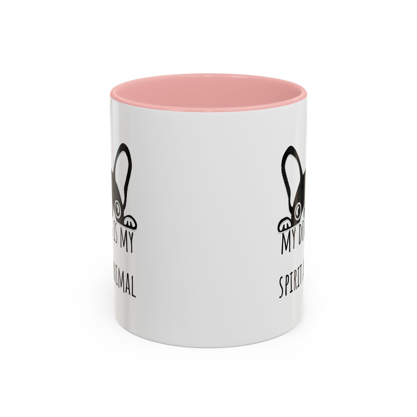 My Dog Is My Spirit Animal Accent Coffee Mug (11oz)