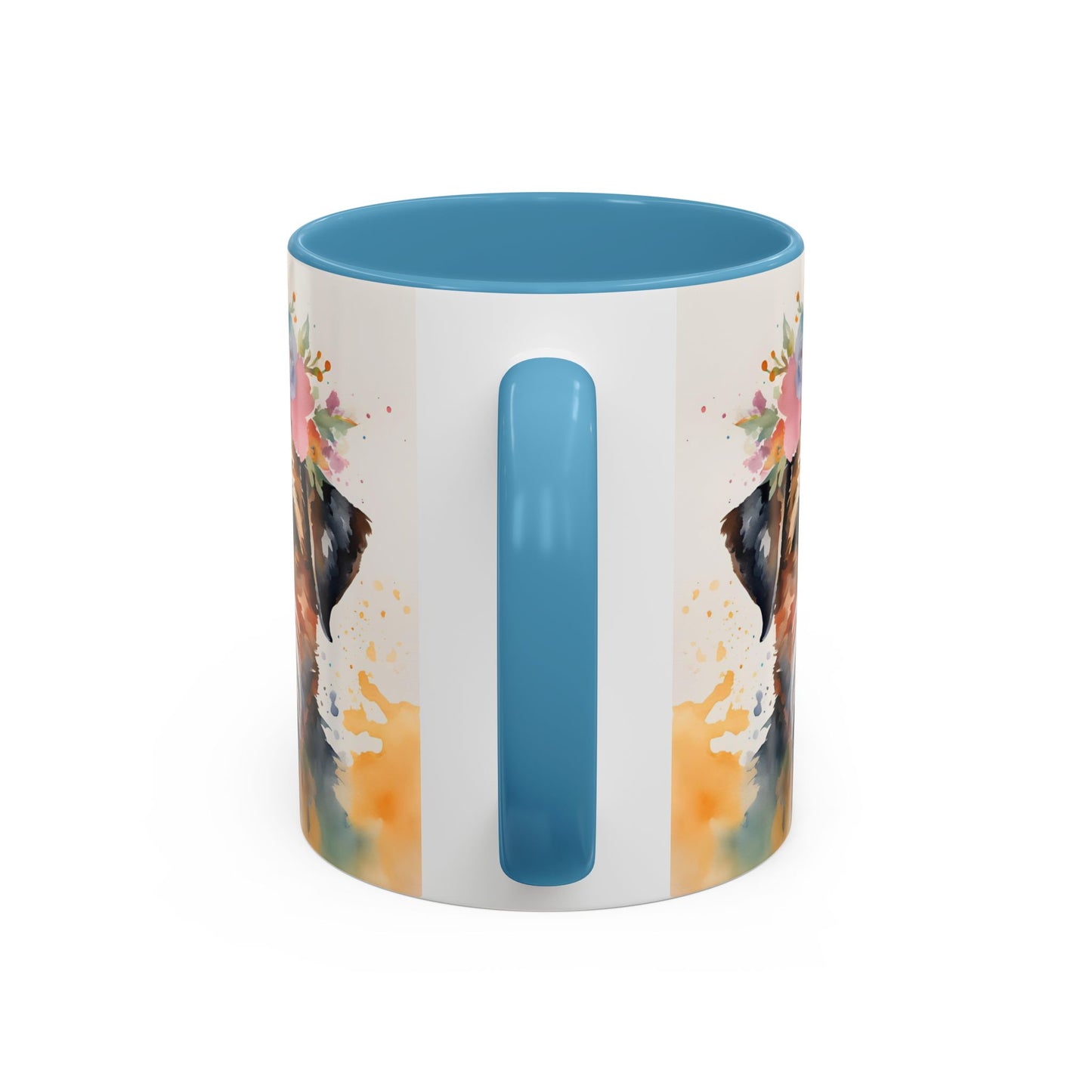 Border Terrier 03 Accent Coffee Mug - Dog Lover Gift