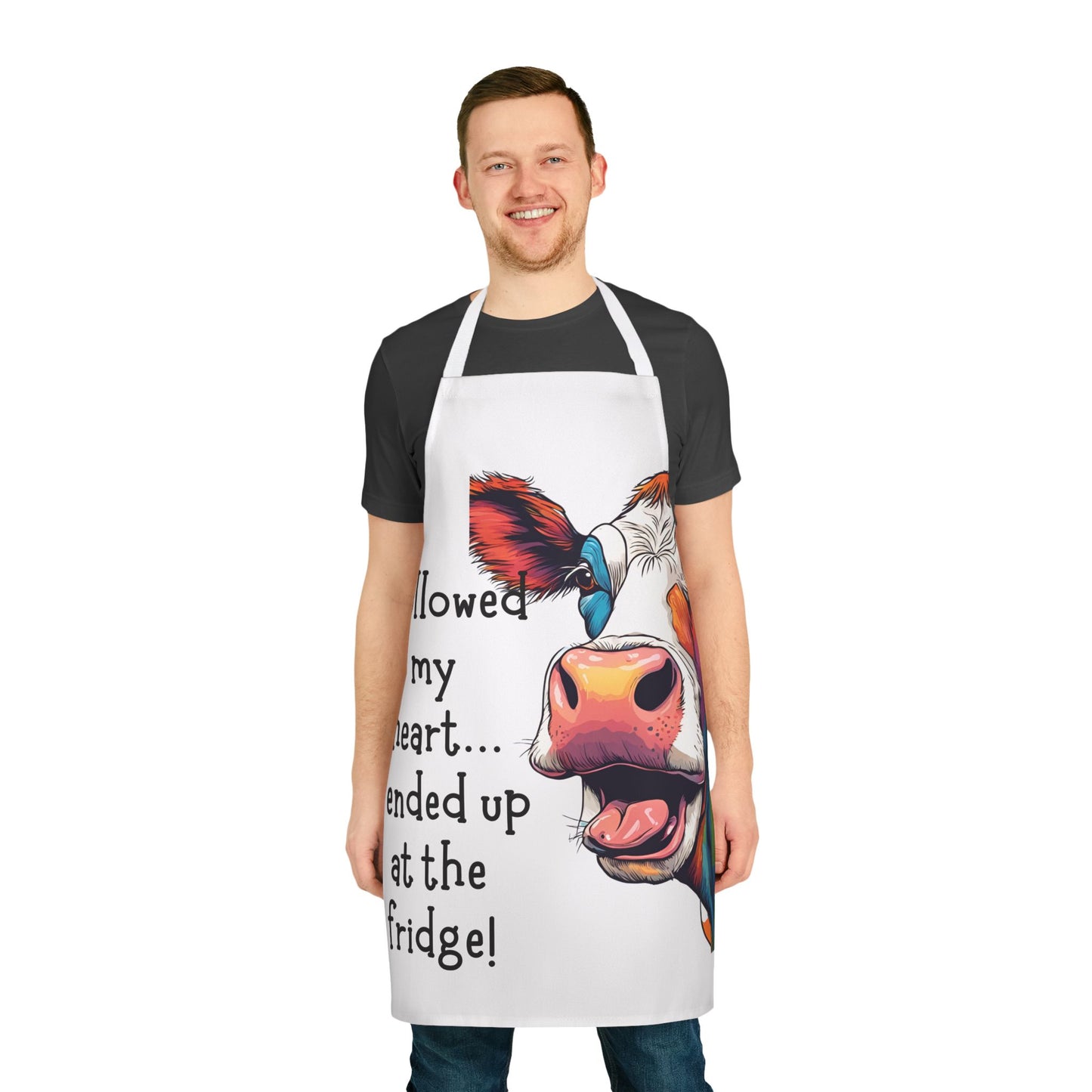 I followed my heart……Adult Apron (AOP)