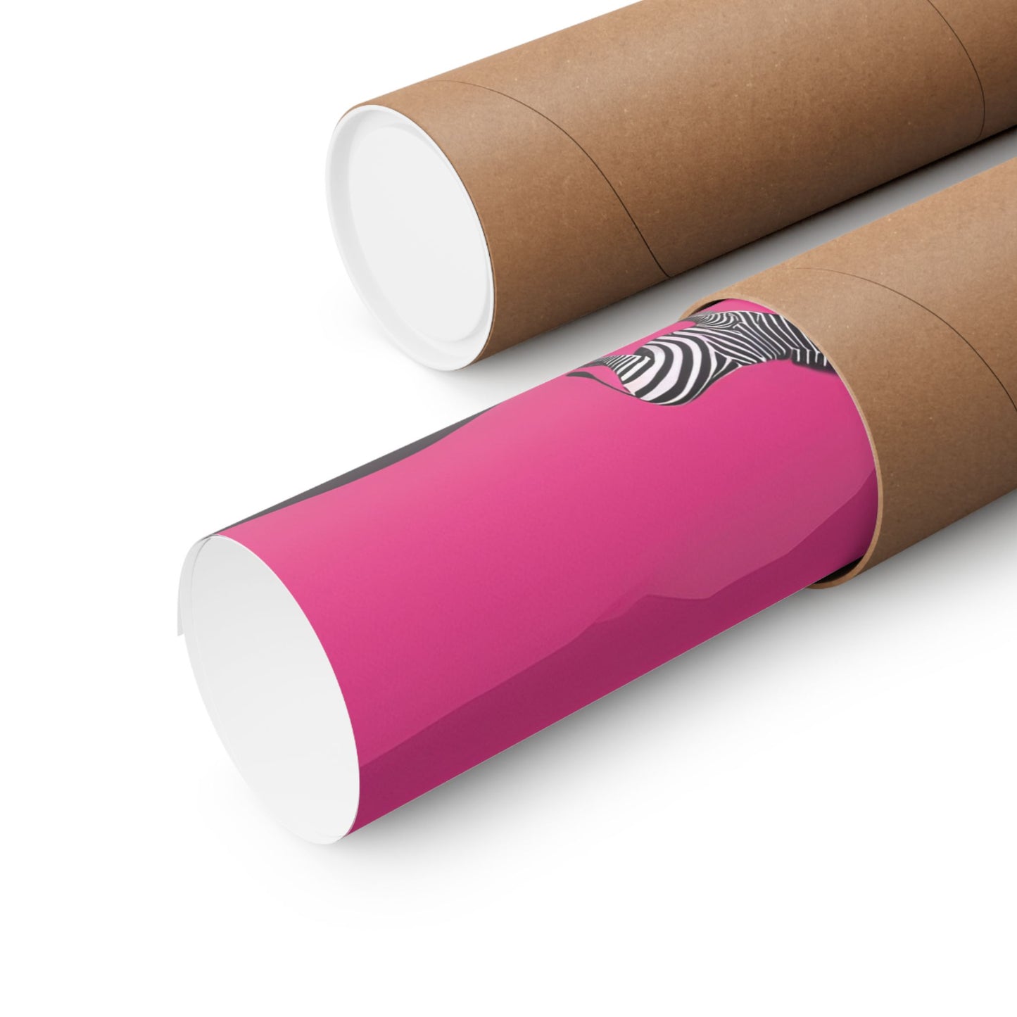 Lone Collection Zebra 4 Matte Square Posters
