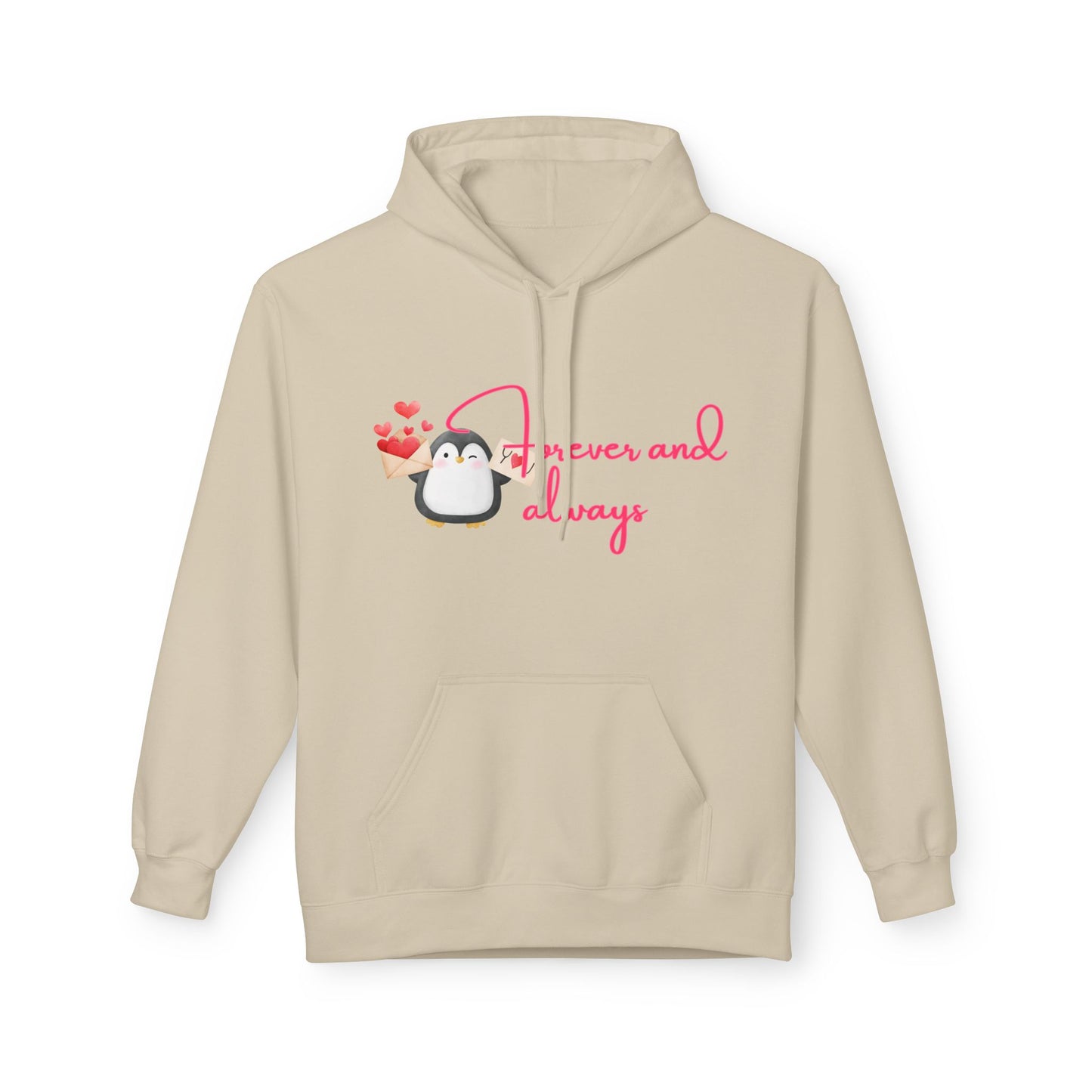 Forever And Always Unisex Valentines Hoodie