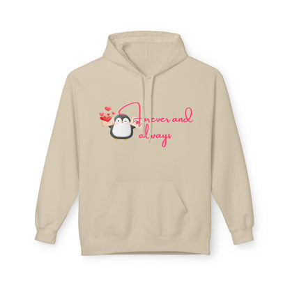 Forever And Always Unisex Valentines Hoodie
