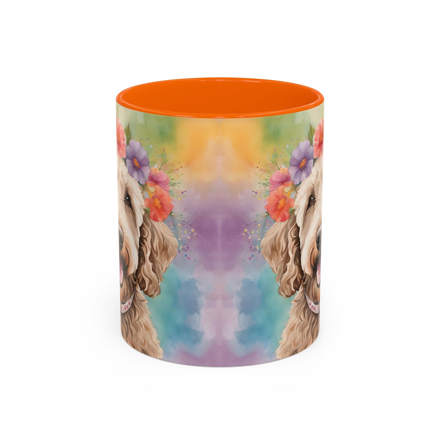 Labradoodle 01 Accent Coffee Mug - Dog Lover Gift