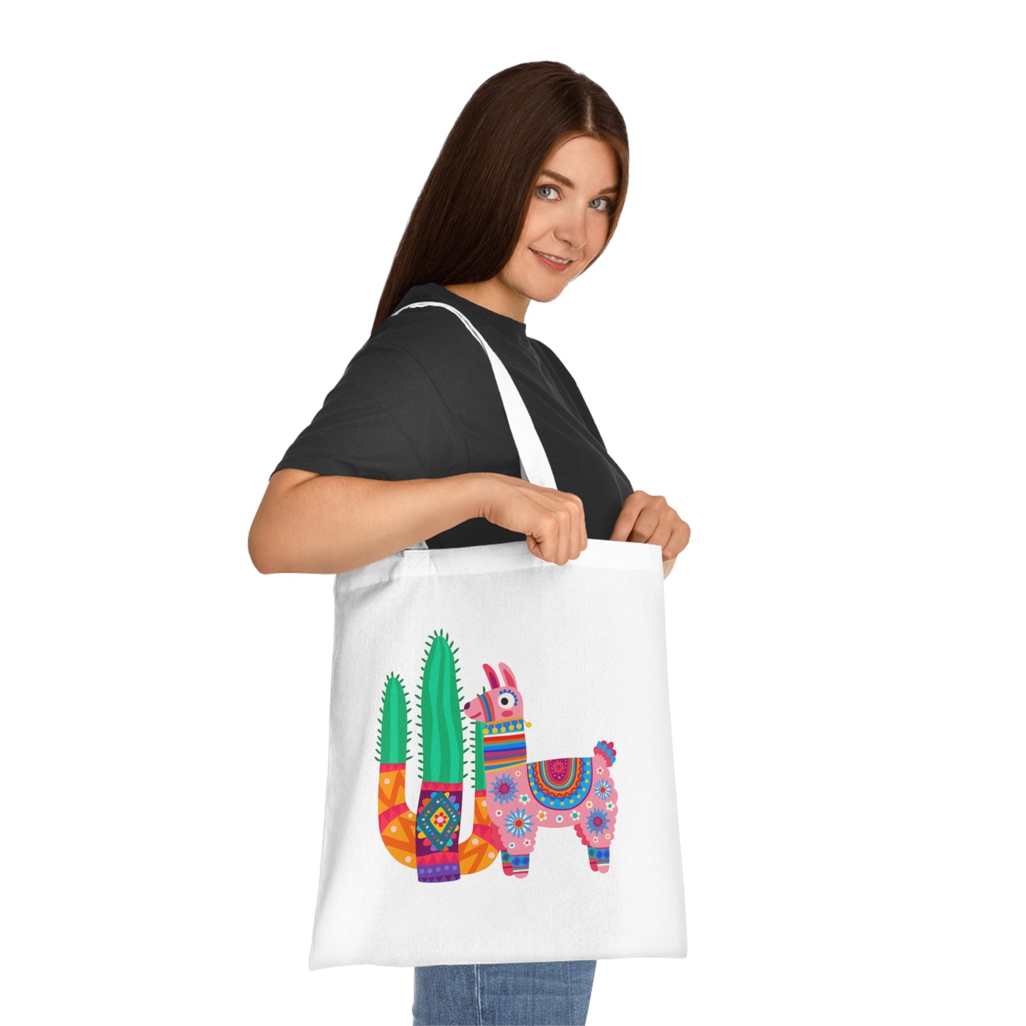 Llama 01 Cotton Tote