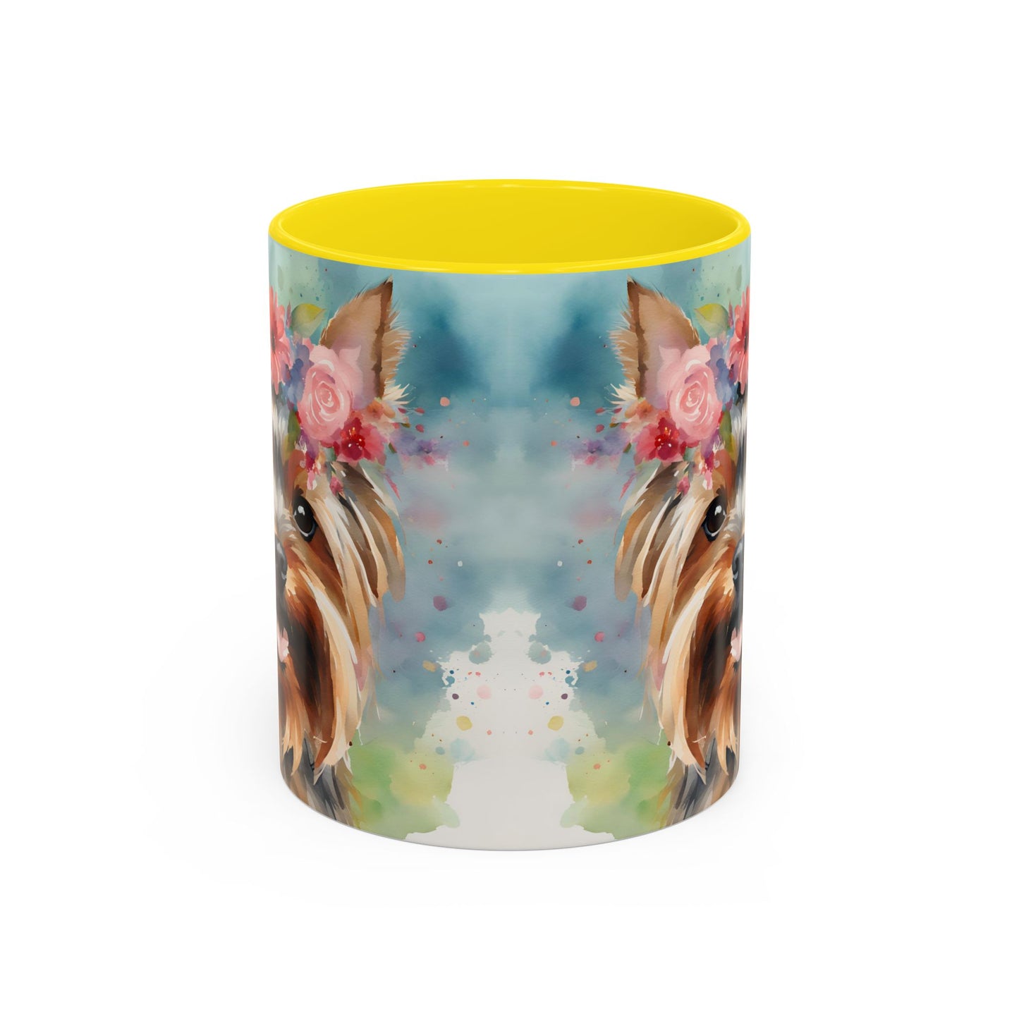 Yorkshire Terrier 04 Accent Coffee Mug - Dog Lover Gift