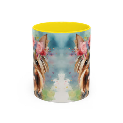Yorkshire Terrier 04 Accent Coffee Mug - Dog Lover Gift