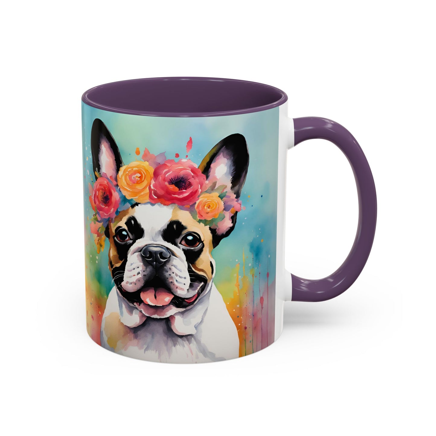 French Bulldog 03 Accent Coffee Mug - Dog Lover Gift
