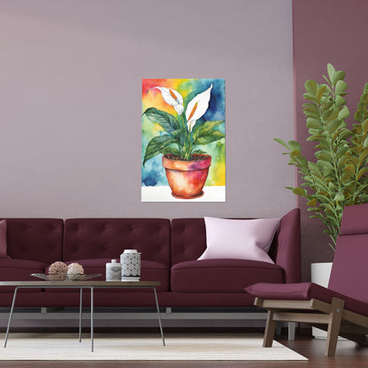 Multi Pot Plant 19 Indoor and Outdoor Silk Posters