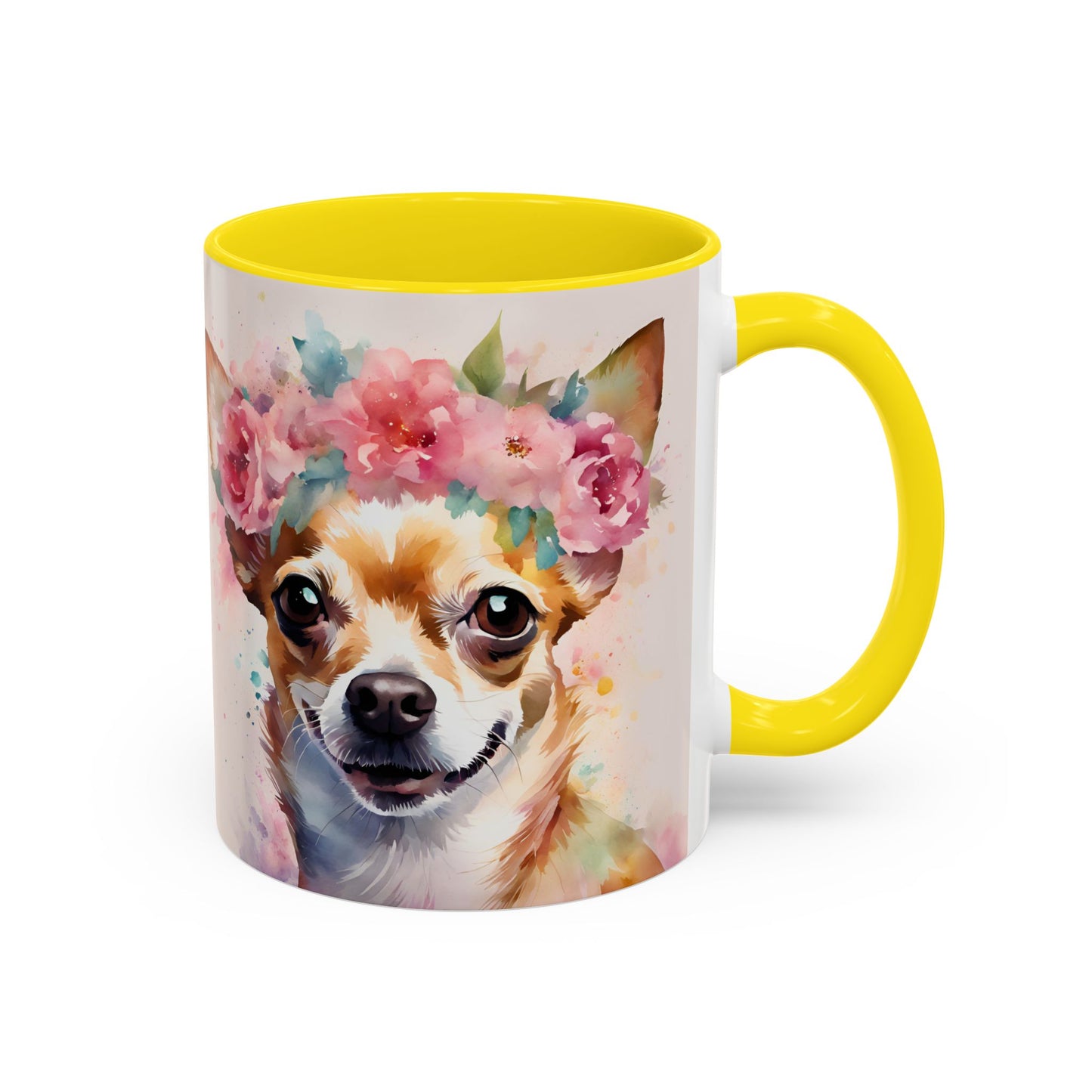 Chihuahua 01 Accent Coffee Mug - Dog Lover Gift