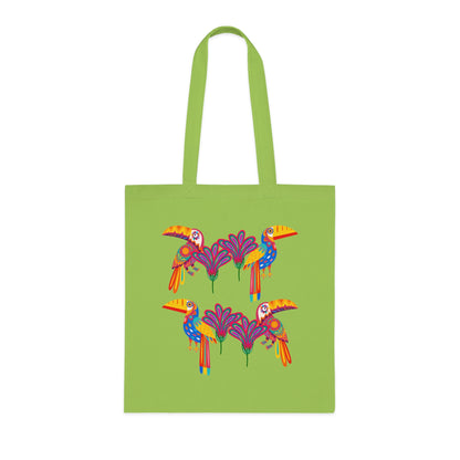 Funky birds 12 Cotton Tote