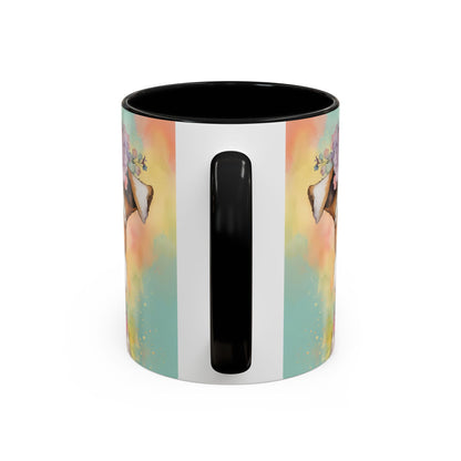 Fox Terrier 01 Accent Coffee Mug - Dog Lover Gift