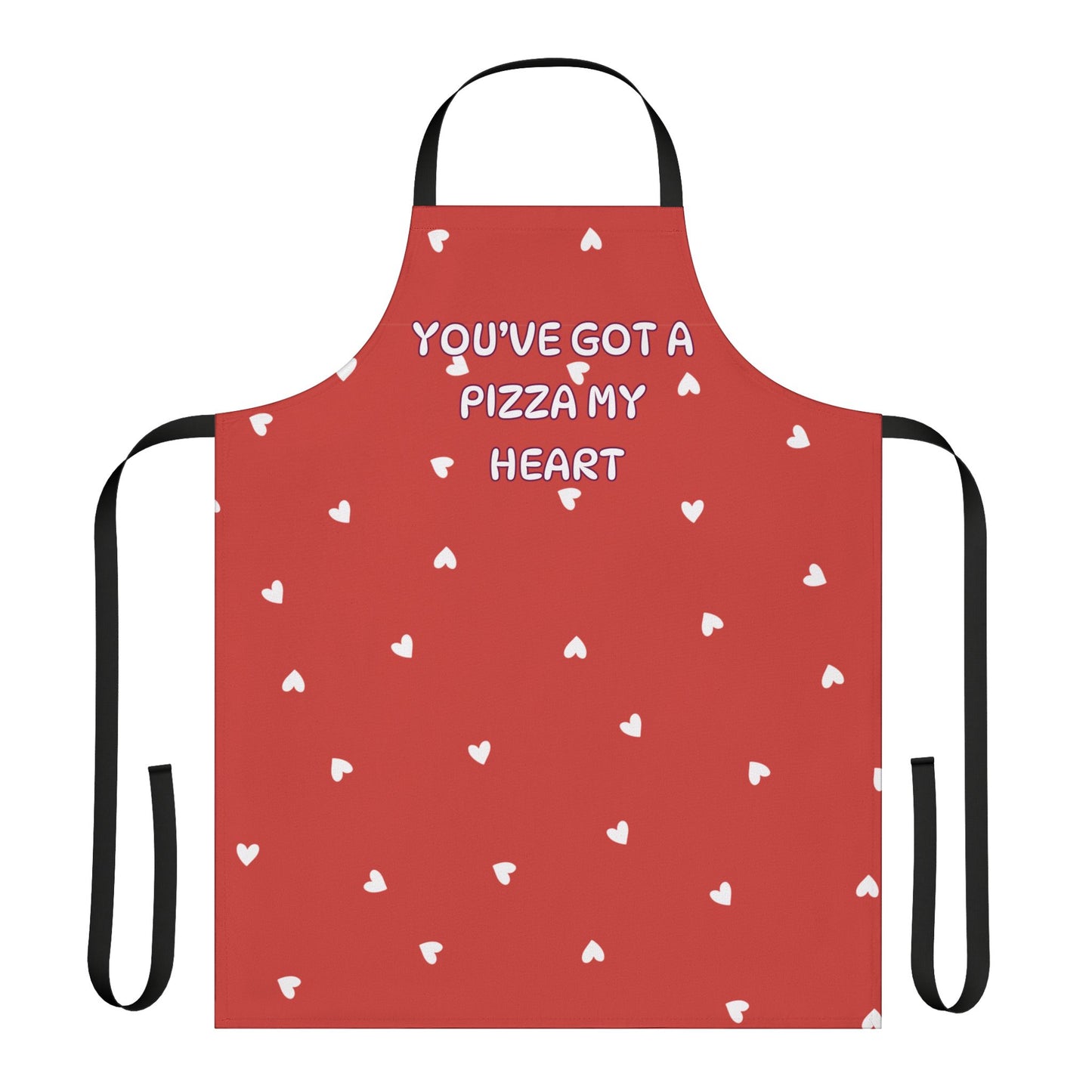 You’ve Got A Pizza Of My Heart Valentines Apron, 5-Color Straps