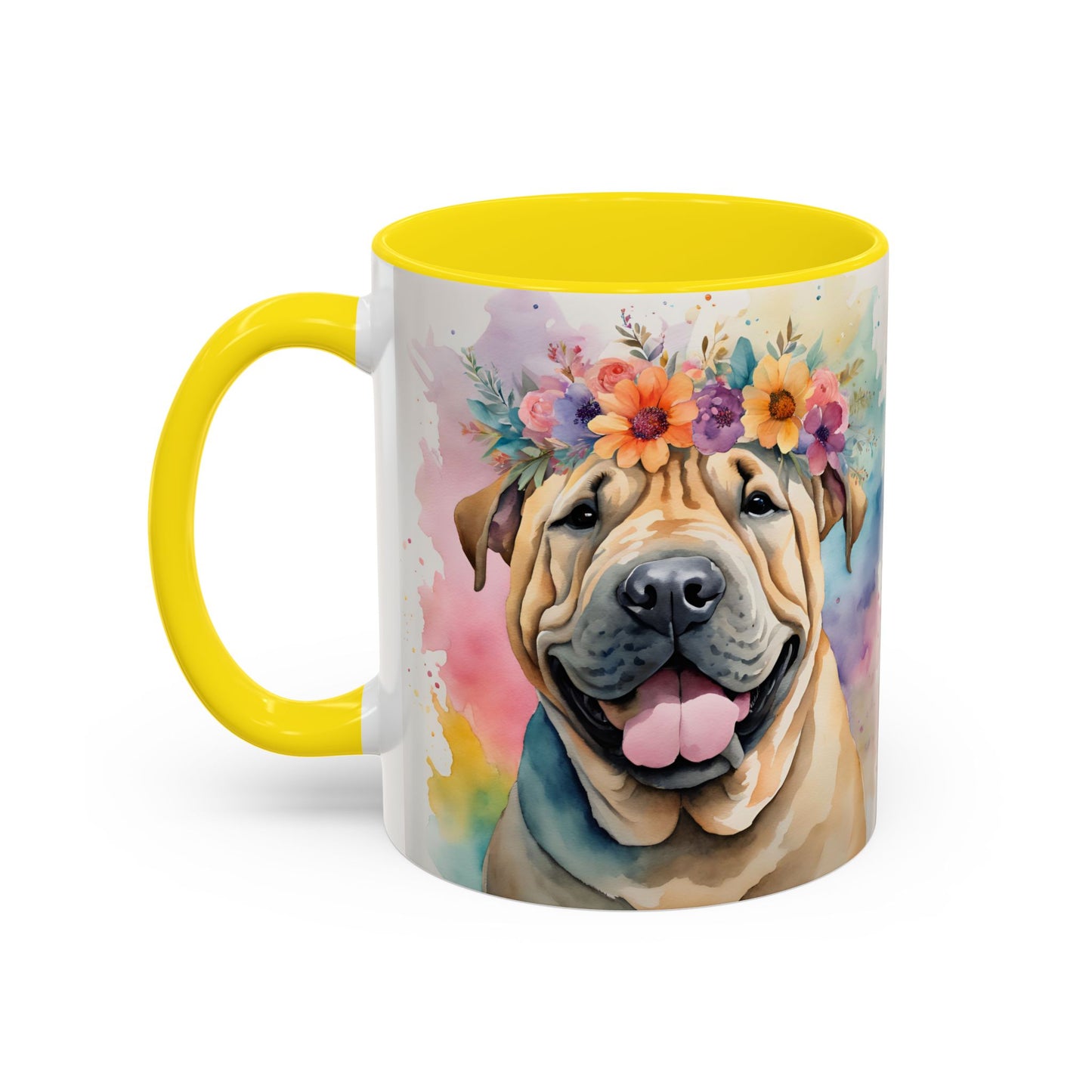 Shar Pei 02 Accent Coffee Mug - Dog Lover Gift