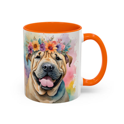 Shar Pei 02 Accent Coffee Mug - Dog Lover Gift