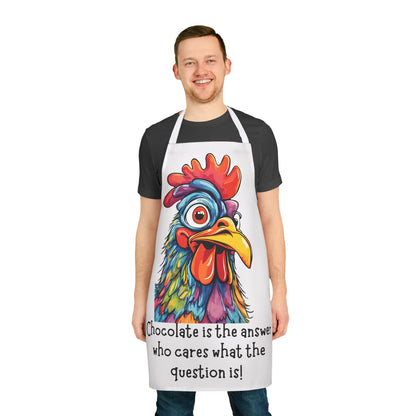 Chocolate is the answer……Adult Apron (AOP)