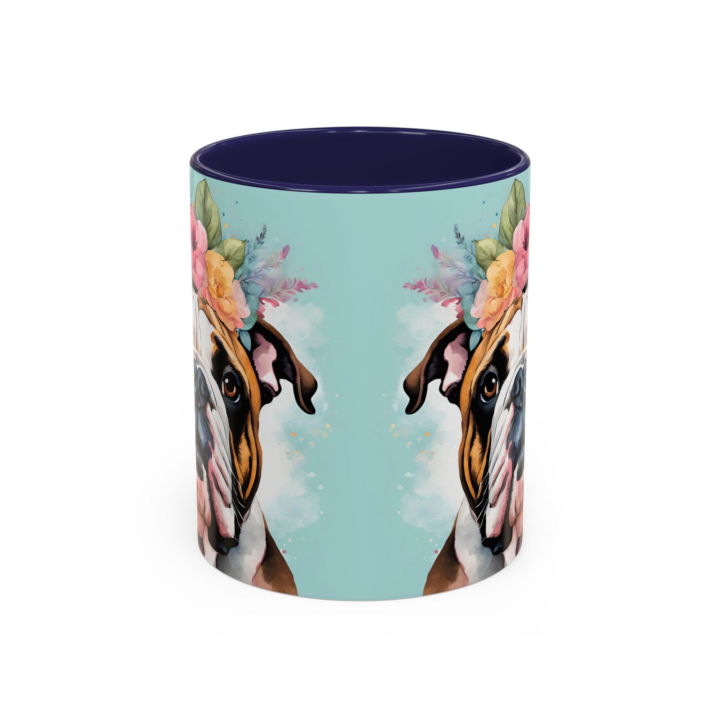 British Bulldog 02 Accent Coffee Mug - Dog Lover Gift