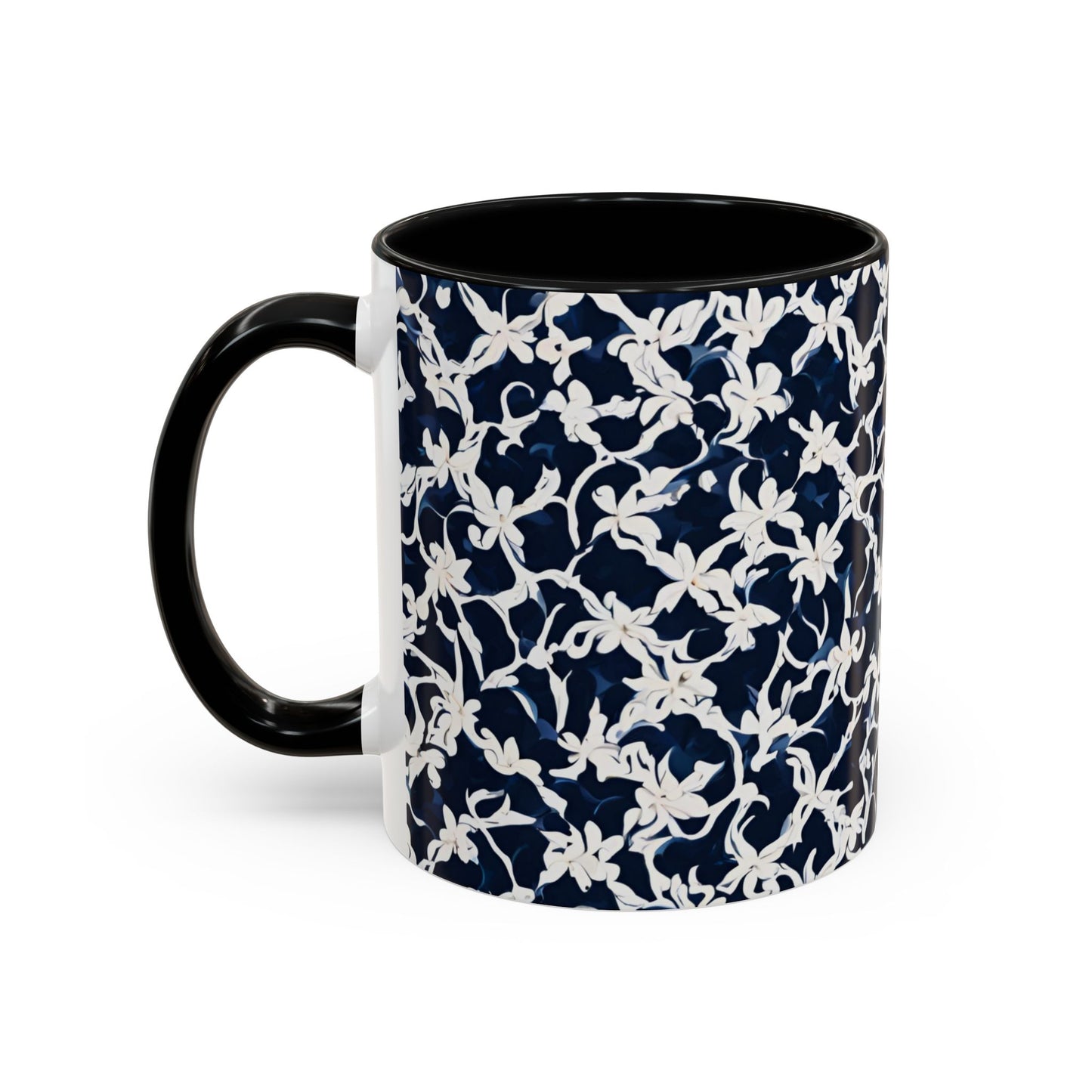 Flower 4 Accent Coffee Mug (11oz)