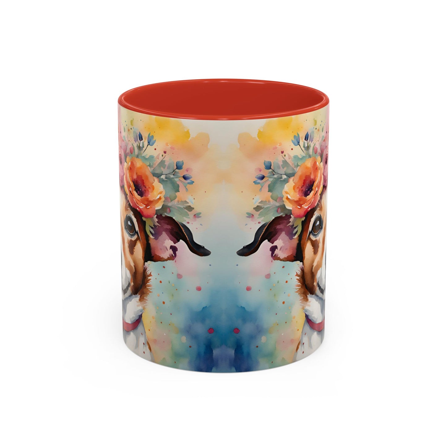 Jack Russell 04 Accent Coffee Mug - Dog Lover Gift