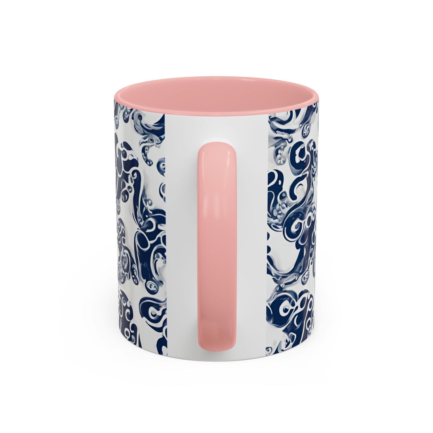 Octopus 2 Accent Coffee Mug (11oz)