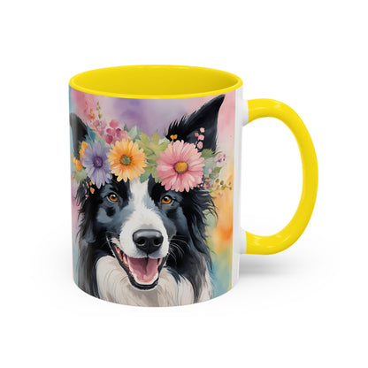 Border Collie 03 Accent Coffee Mug - Dog Lover Gift
