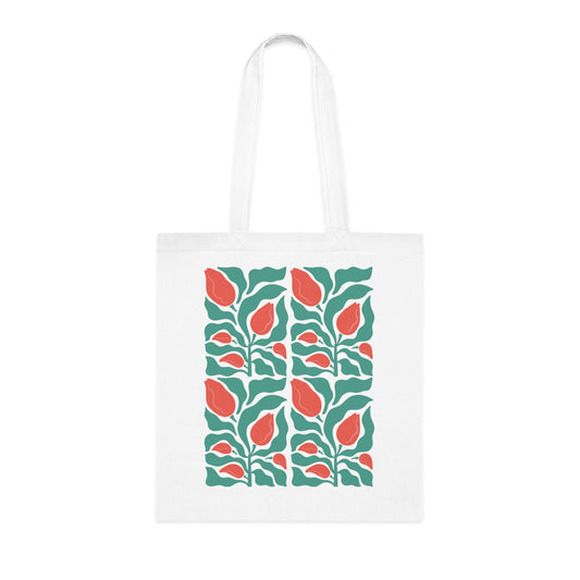 Abstract flowers 11 Cotton Tote