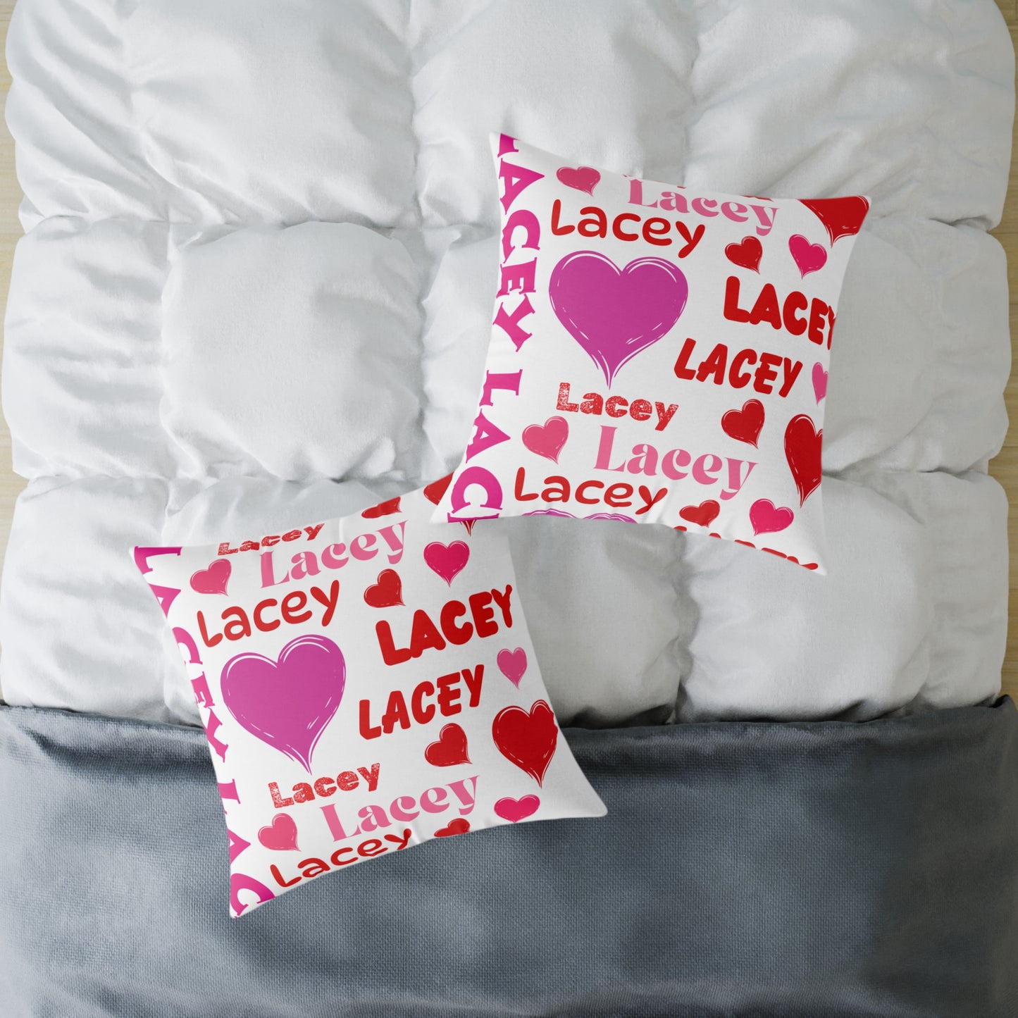 (Personizable) Name Of Your Loved One 02 Poly Pillow