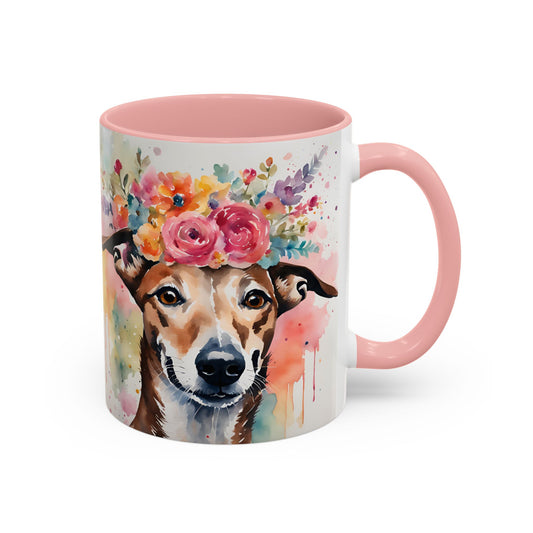 Greyhound 01 Accent Coffee Mug - Dog Lover Gift
