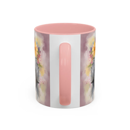 Bearded Collie 01 Accent Coffee Mug - Dog Lover Gift