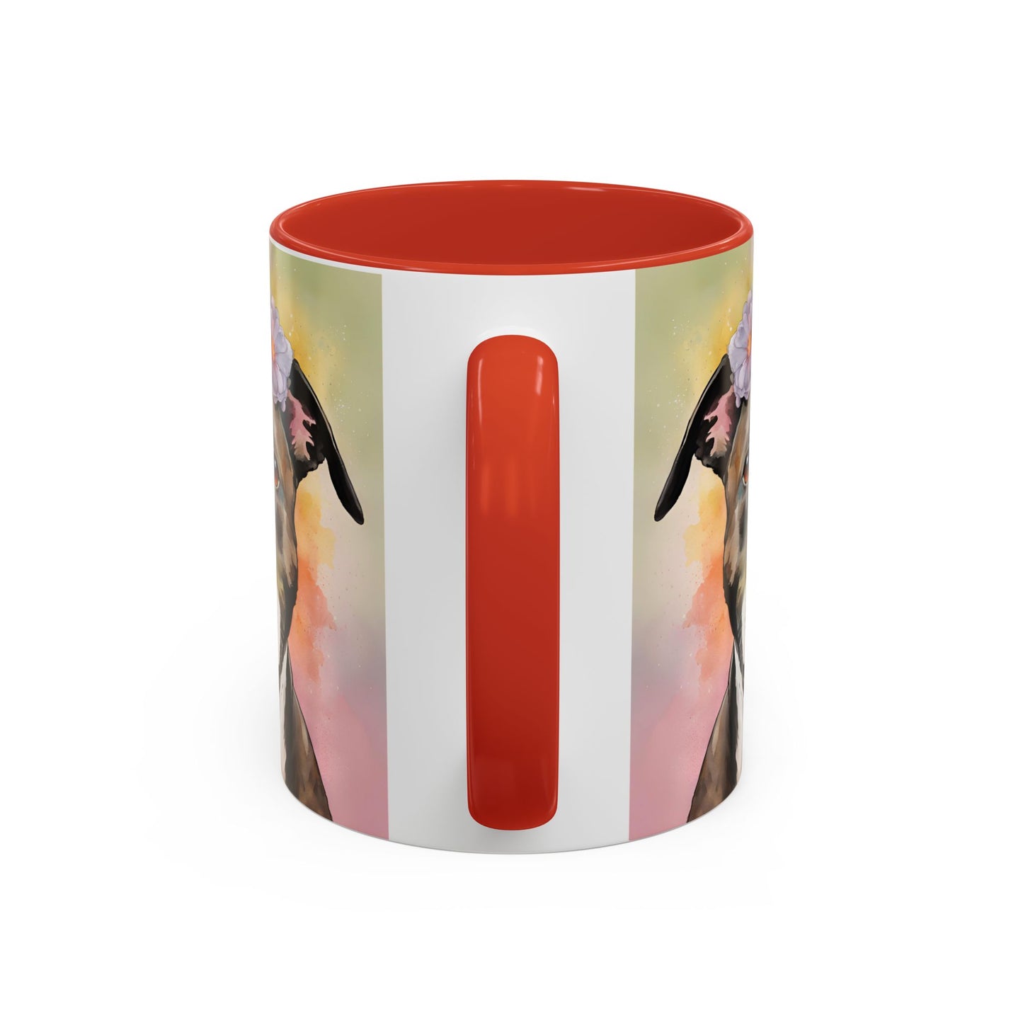 Staffordshire Bull Terrier 01 Accent Coffee Mug - Dog Lover Gift