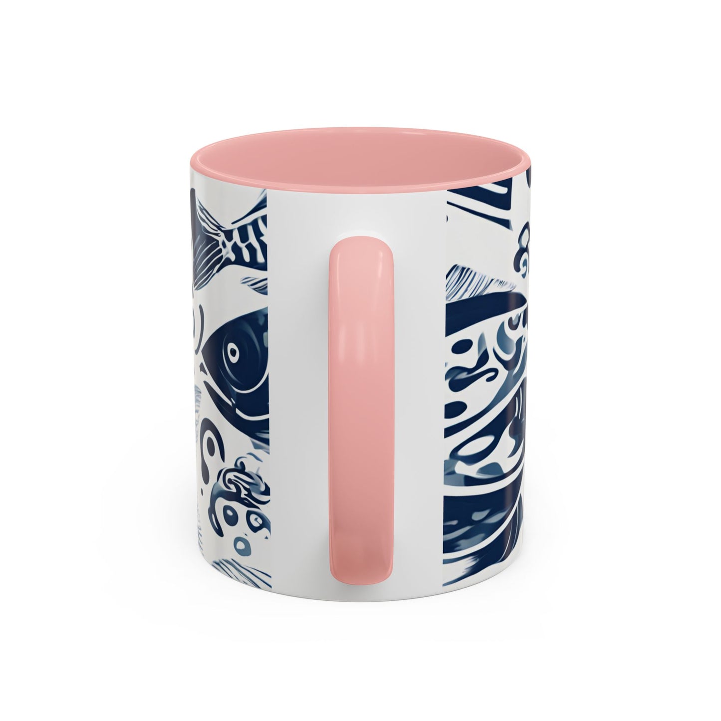 Fish 02 Accent Coffee Mug (11oz)