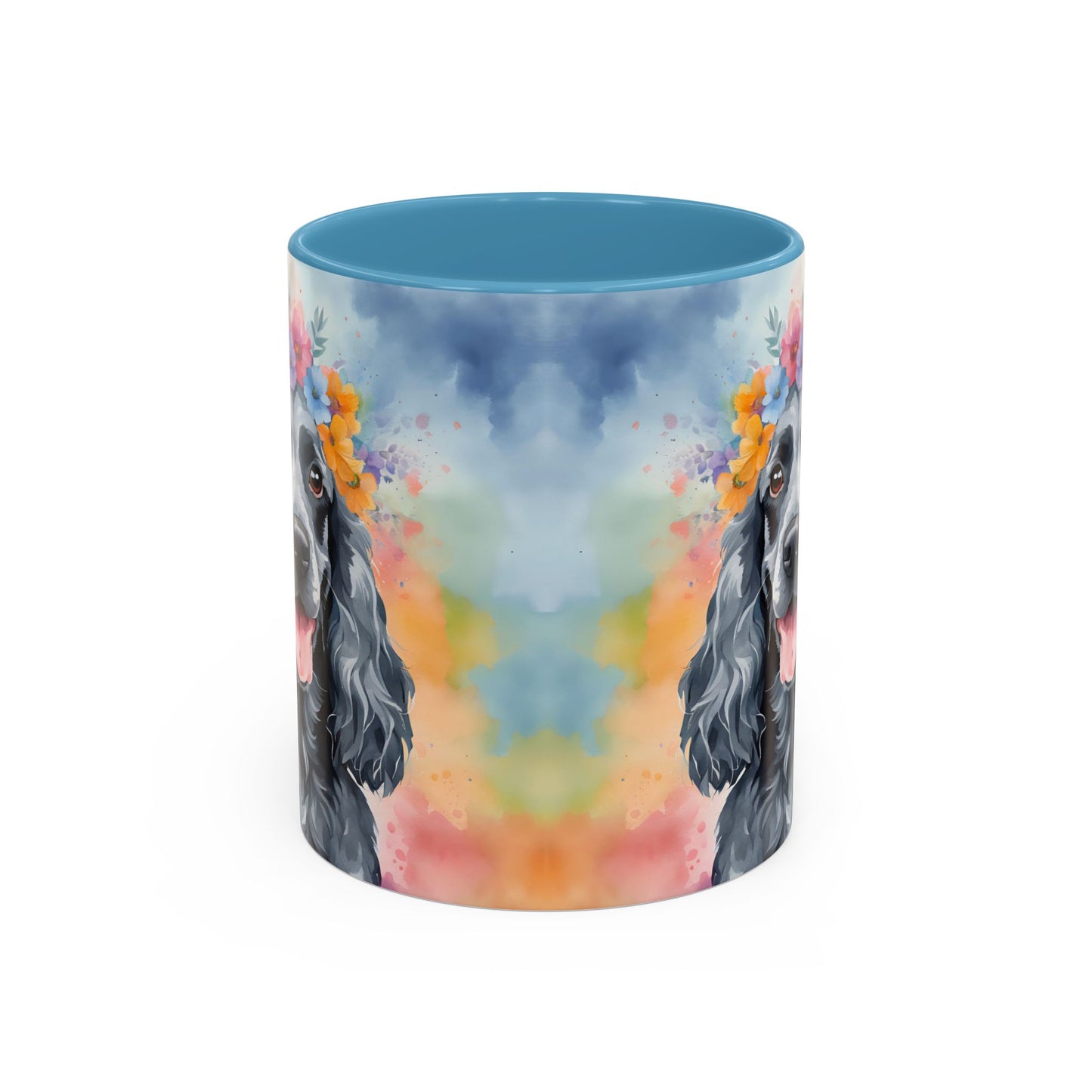 Blue Roan Cocker Spaniel 01 Accent Coffee Mug - Dog Lover Gift
