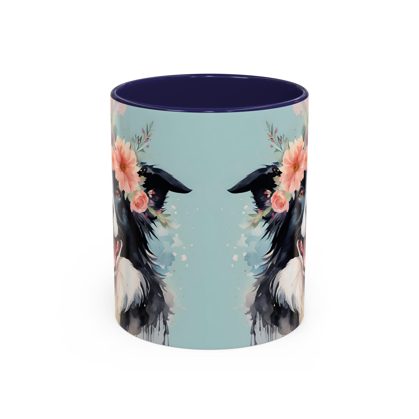 Border Collie 02 Accent Coffee Mug - Dog Lover Gift