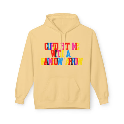 Cupid Hit Me With A Rainbow Arrow Unisex Valentines Hoodie