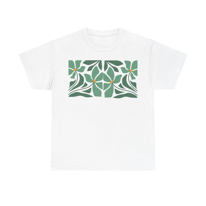 More Abstract Flowers 43 Unisex Heavy Cotton Tee