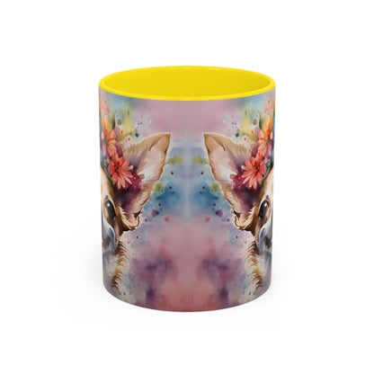 Chihuahua 04 Accent Coffee Mug - Dog Lover Gift